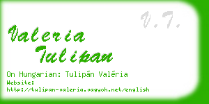 valeria tulipan business card