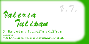 valeria tulipan business card